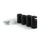 Simply Standoffs Complete 3/4"D  Edge Grip Kit - Matte Black OEMK-EG075BL - alternate 1